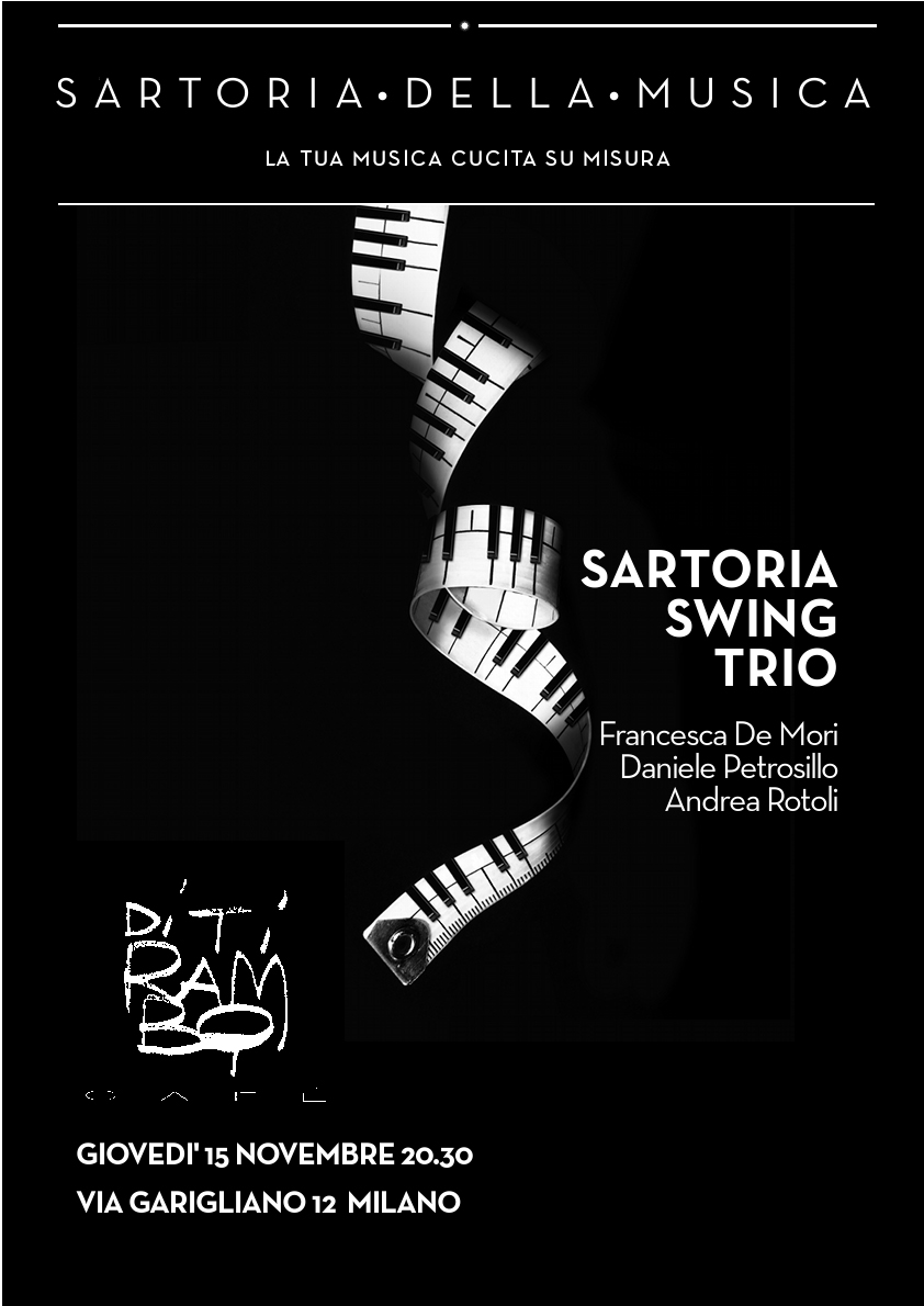 Musica dal Vivo con Sartoria Swing Trio al Ditirambo Cafè