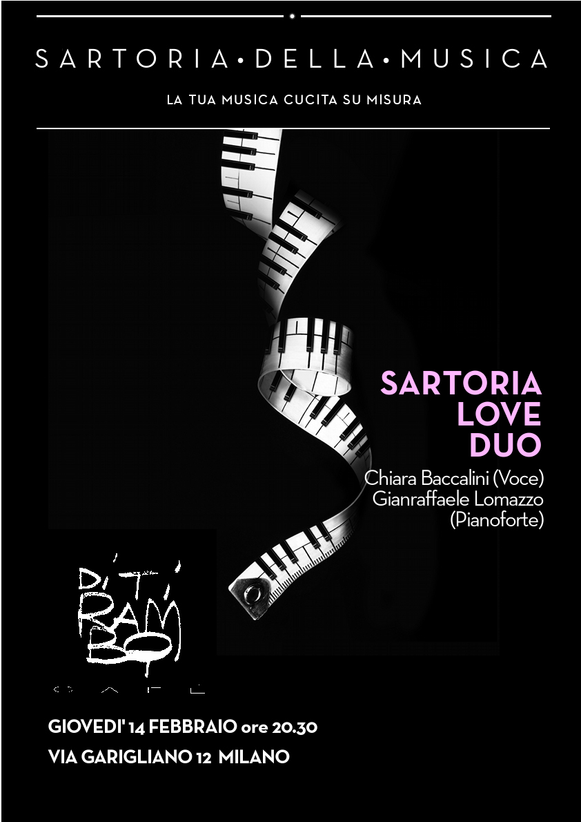 San Valentino con il sottofondo musicale dal vivo di Sartoria Love Duo